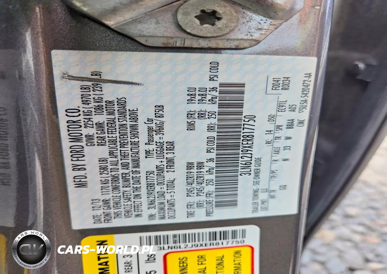 2014 Lincoln Mkz VIN:3LN6L2J9XER817750 - 12