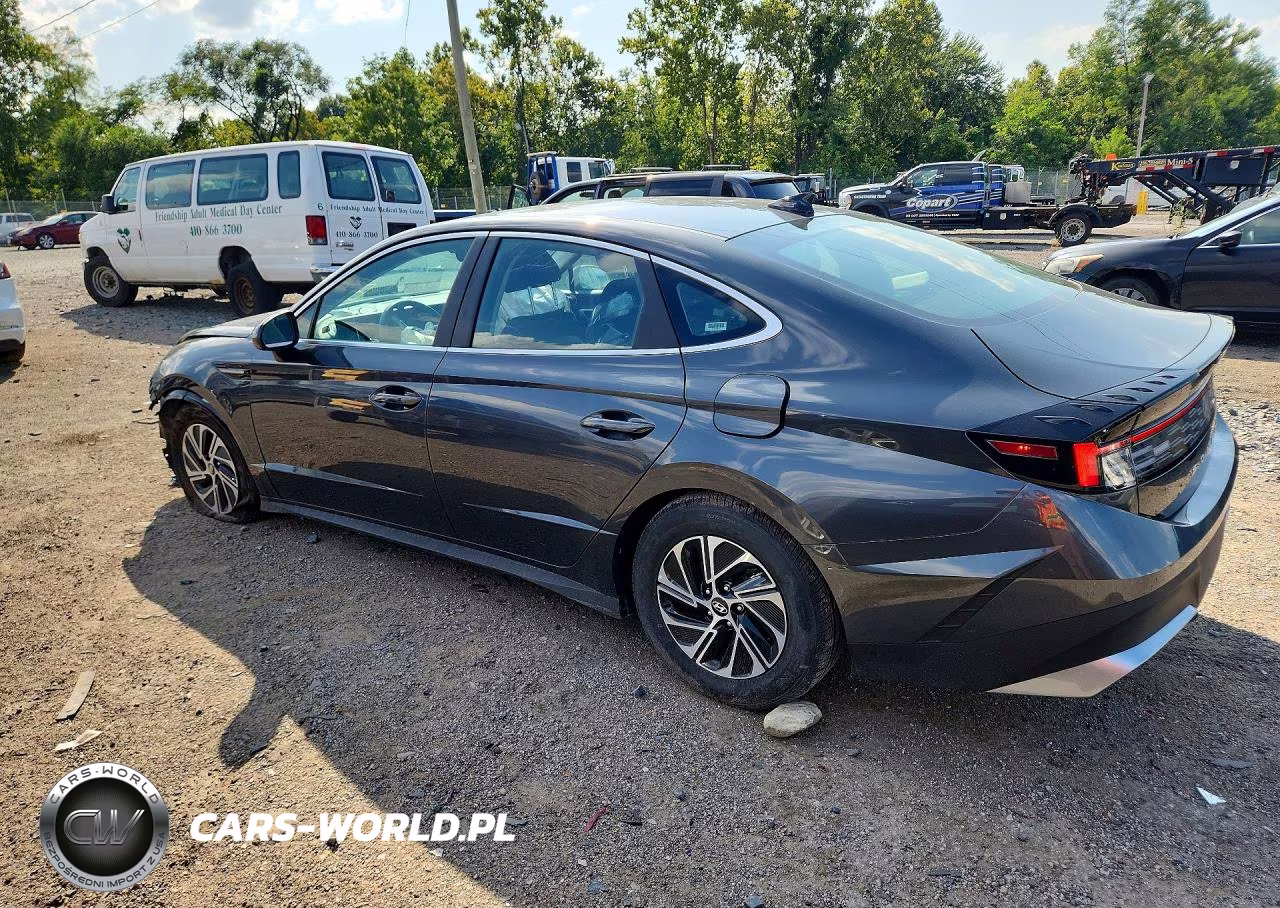 2026 Hyundai Sonata Hybrid Blue VIN:KMHL24JJXTA155266 - 2