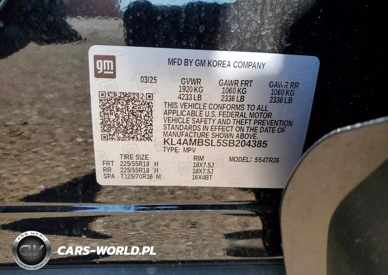 2025 Buick Encore Gx Preferred VIN:KL4AMBSL5SB204385 - 13