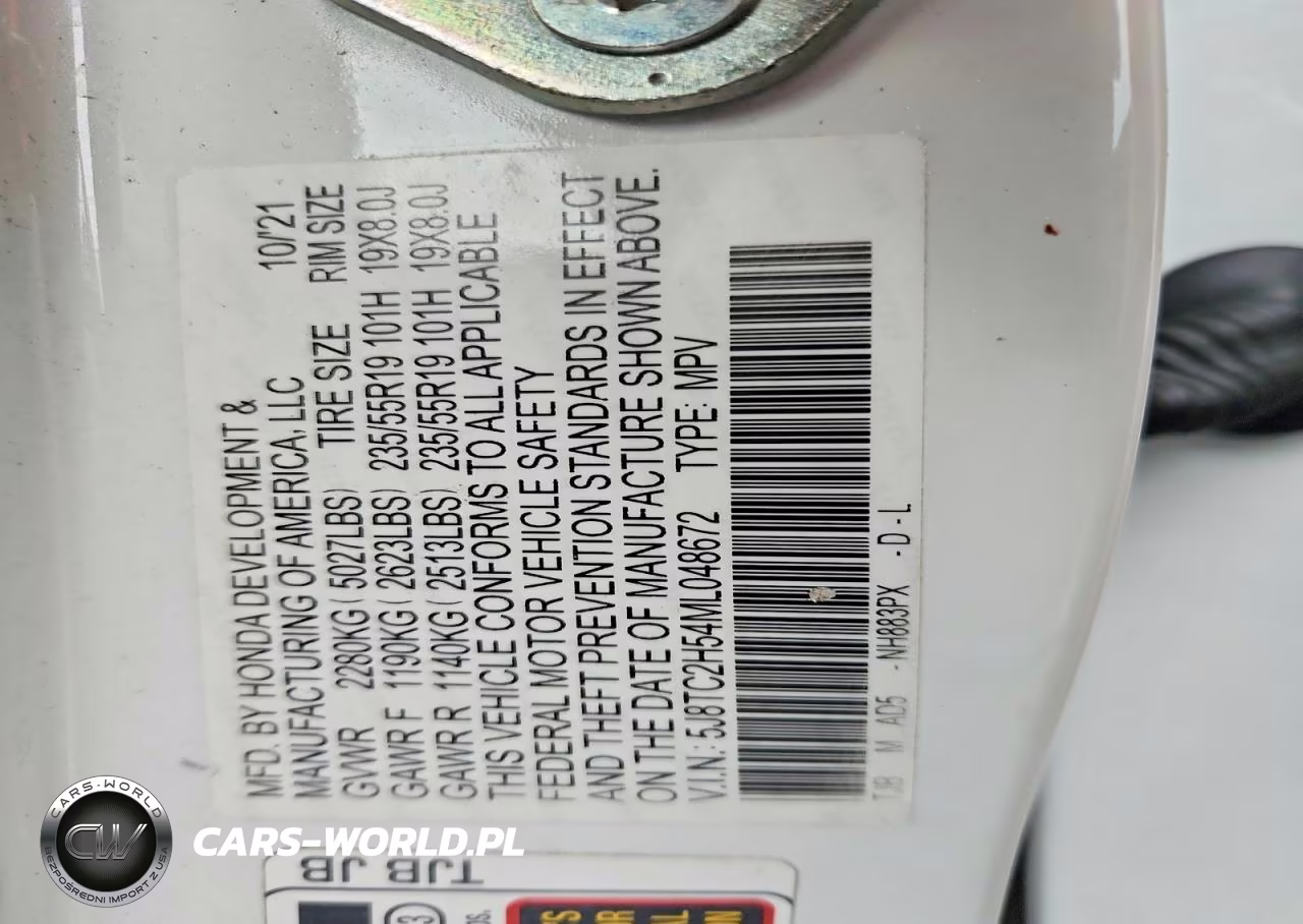 2021 Acura Rdx Technology VIN:5J8TC2H54ML048672 - 12