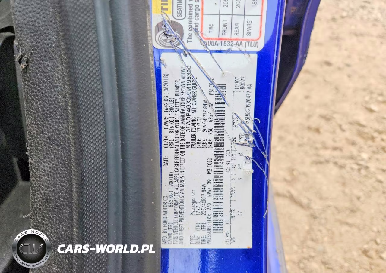 2014 Ford Fiesta St VIN:3FADP4GXXEM195350 - 12