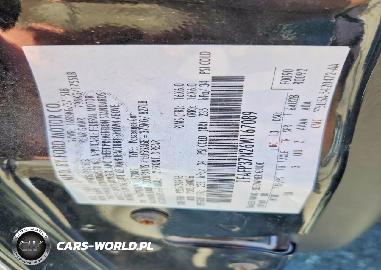 2006 Ford Focus Zx5 VIN:1FAFP37N26W167089 - 14