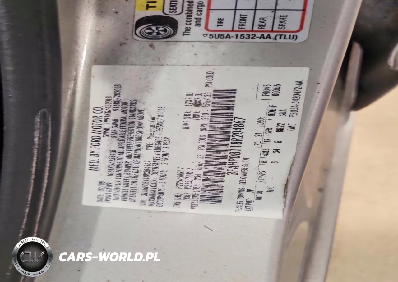2008 Ford Fusion Sel VIN:3FAHP08118R204867 - 12