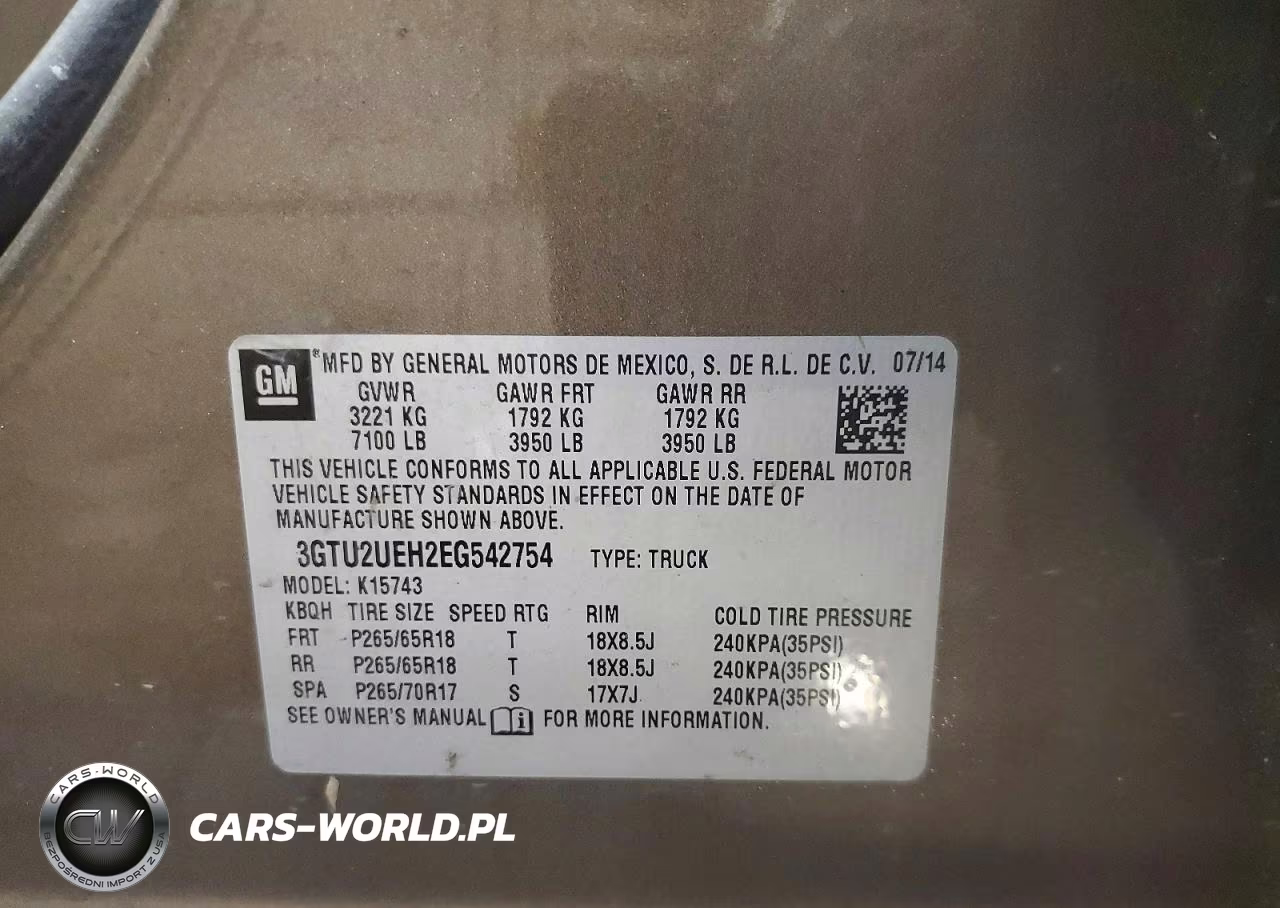 2014 GMC Sierra K1500 Sle VIN:3GTU2UEH2EG542754 - 12
