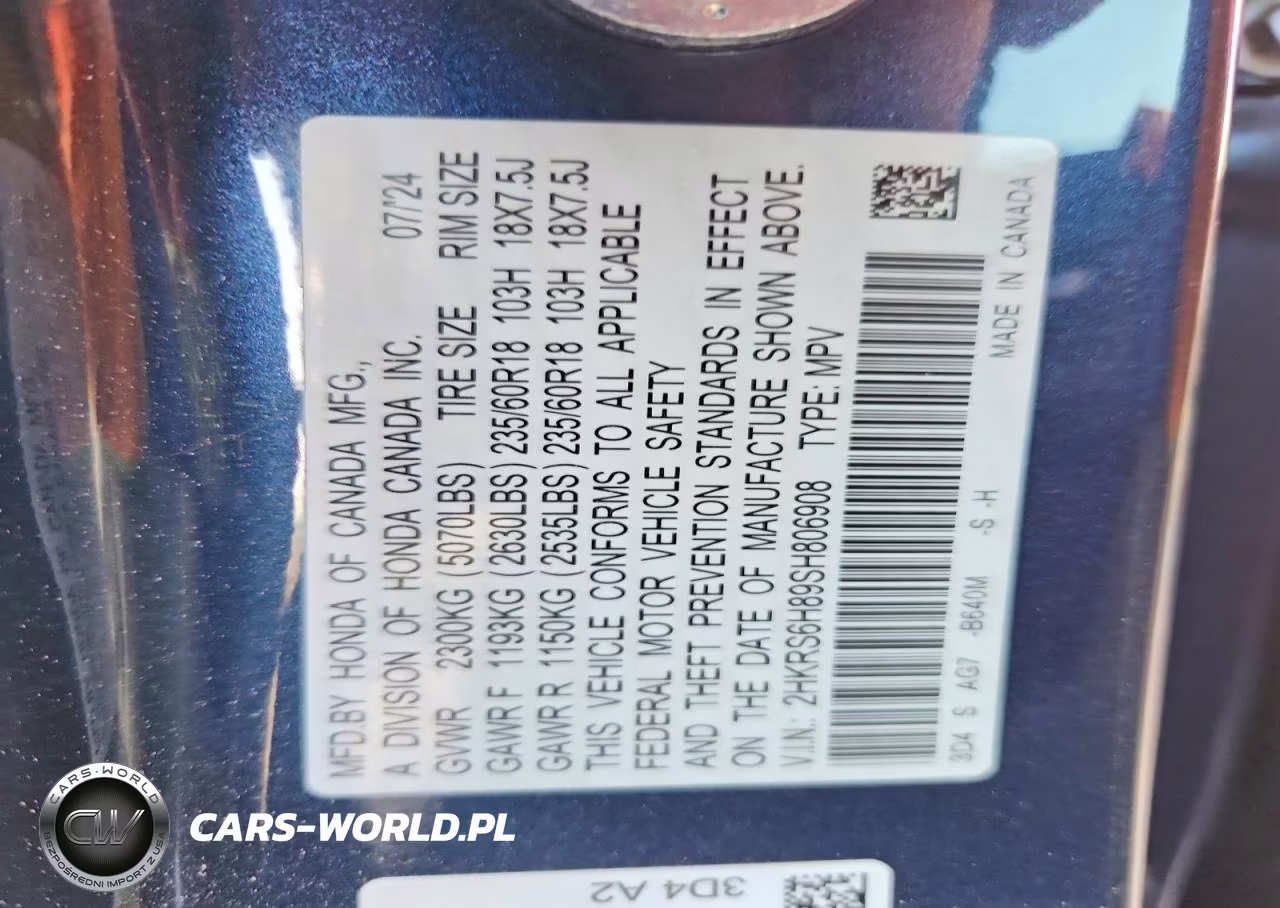 2025 Honda Cr-V Hybrid Sport-L VIN:2HKRS6H89SH806908 - 13