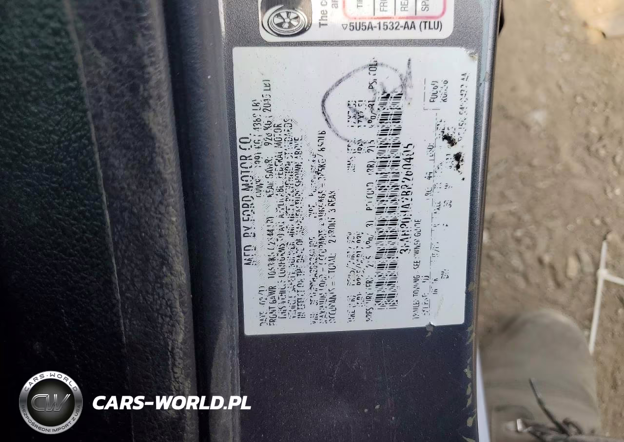 2011 Ford Fusion Se VIN:3FAHP0HA2BR260405 - 12