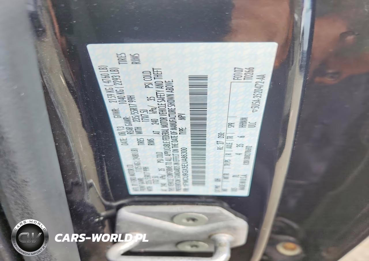 2014 Ford Escape Se VIN:1FMCU9GX5EUA86300 - 13