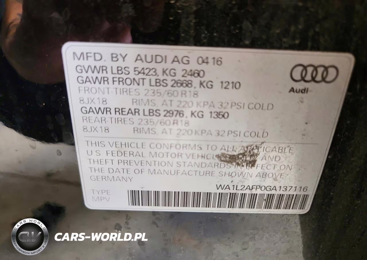 2016 Audi Q5 Premium Plus VIN:WA1L2AFP0GA137116 - 13