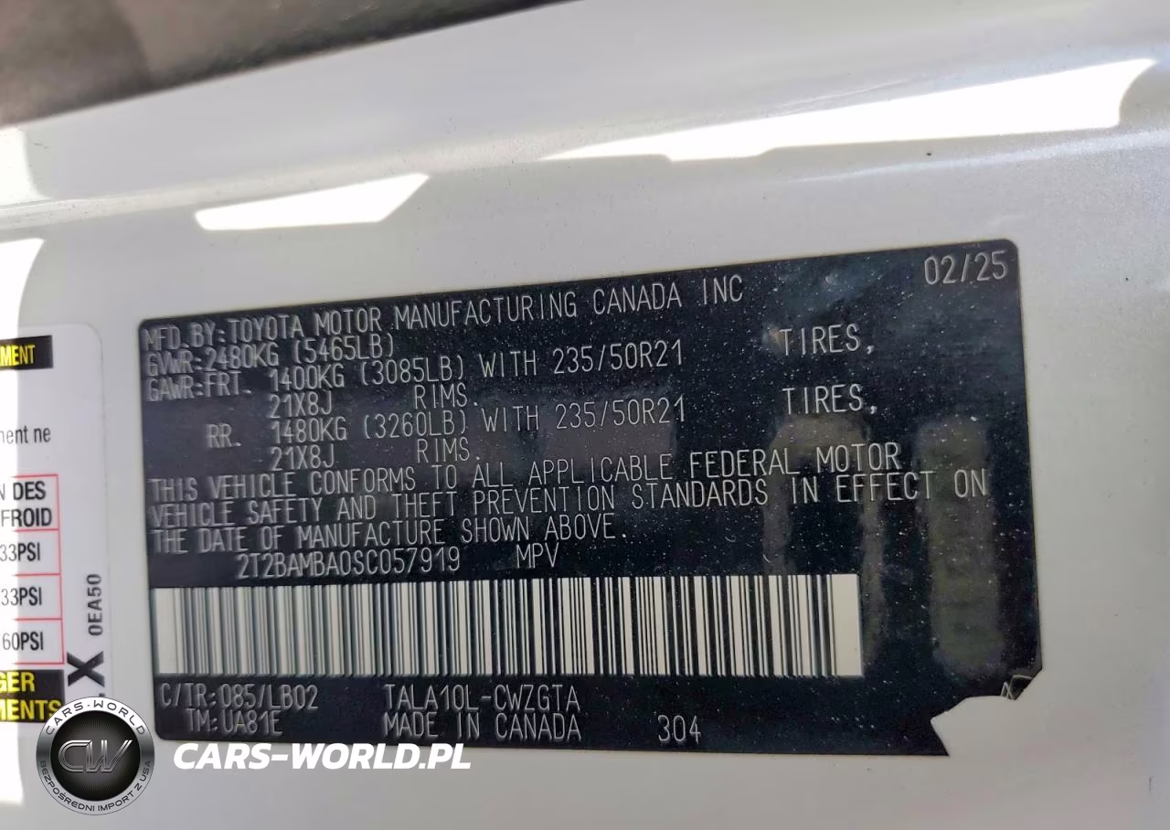 2025 Lexus Rx 350 Premium Plus VIN:2T2BAMBA0SC057919 - 13