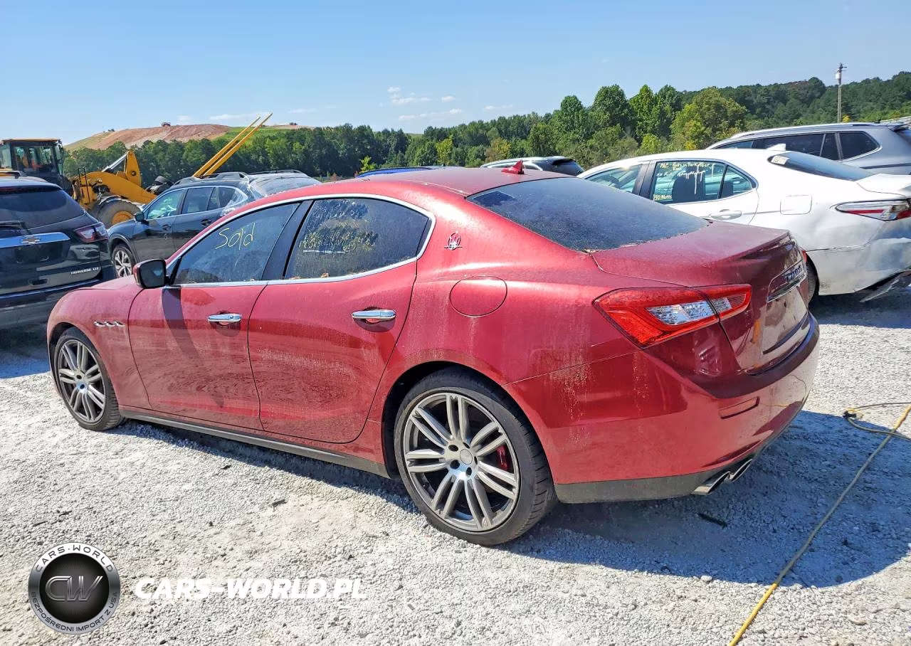 2015 Maserati Ghibli VIN:ZAM57XSAXF1155122 - 2
