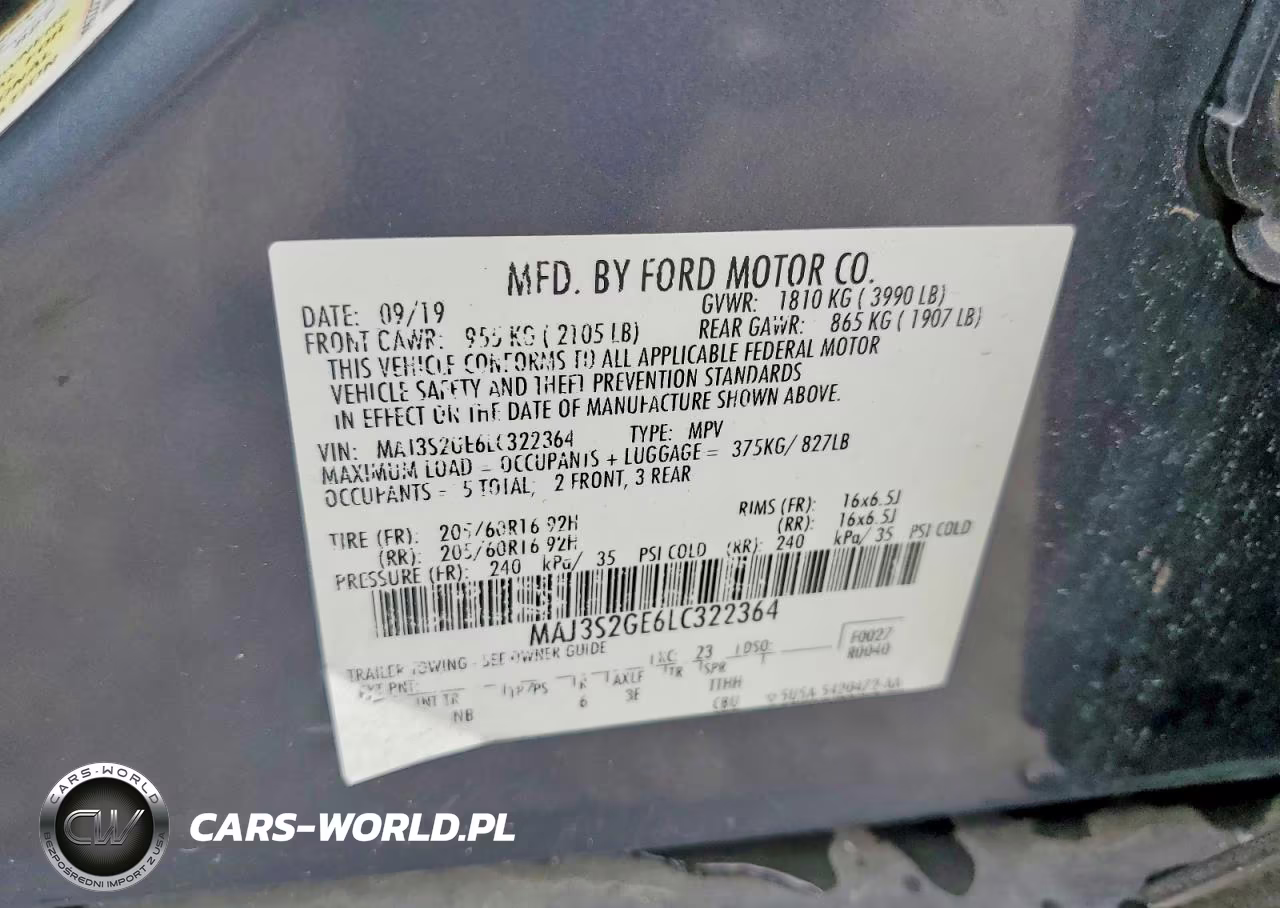 2020 Ford Ecosport Se VIN:MAJ3S2GE6LC322364 - 13