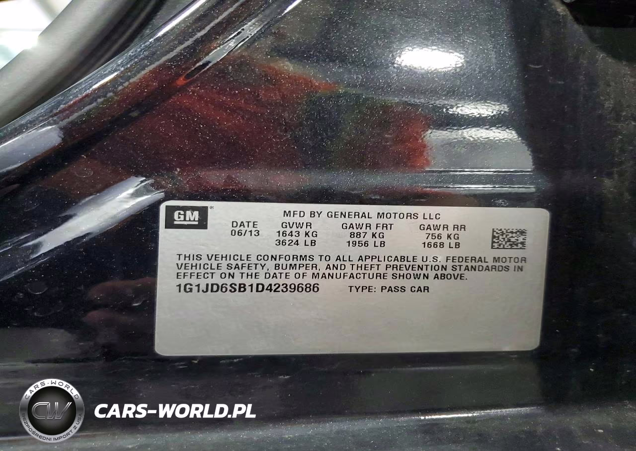 2013 Chevrolet Sonic Lt VIN:1G1JD6SB1D4239686 - 14
