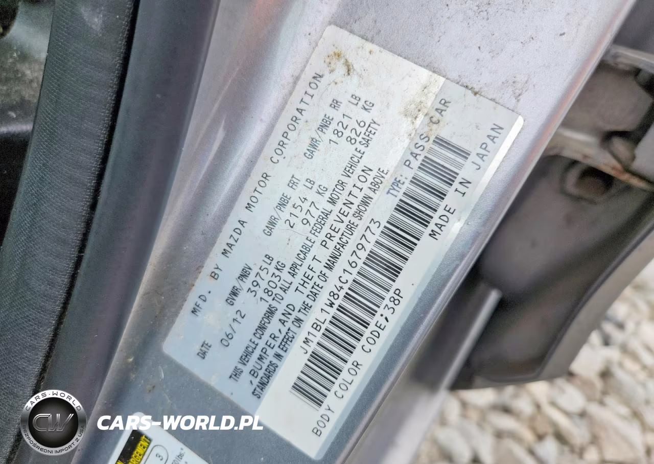 2012 Mazda 3 I VIN:JM1BL1W84C1679773 - 12
