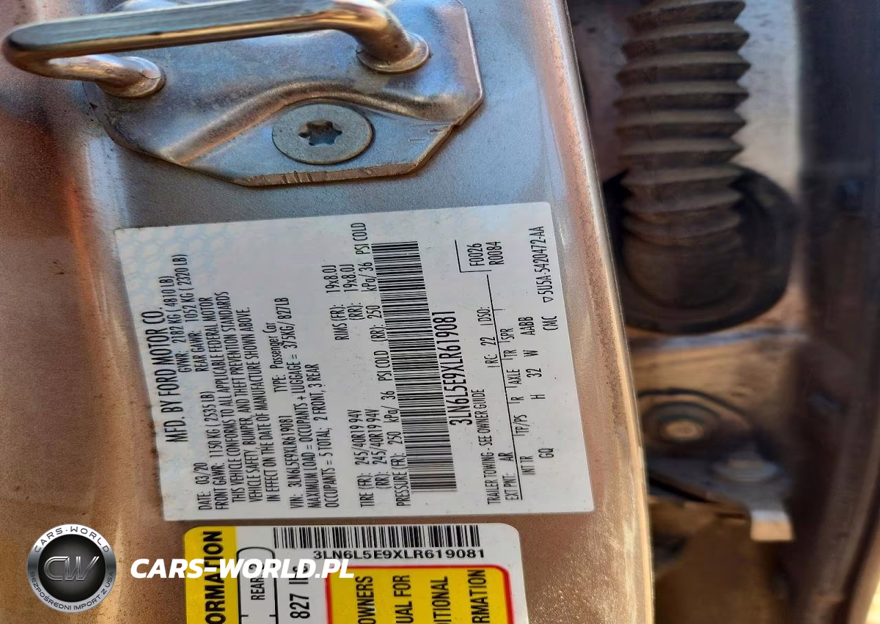 2020 Lincoln Mkz Reserve VIN:3LN6L5E9XLR619081 - 12
