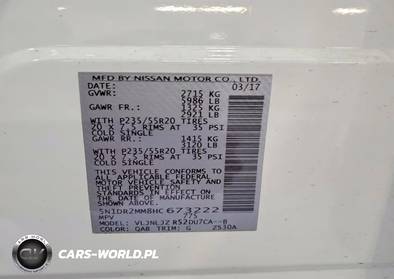 2017 Nissan Pathfinder Platinum VIN:5N1DR2MM8HC673222 - 13