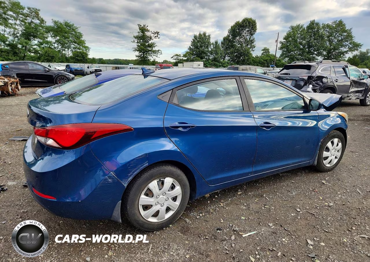 2016 Hyundai Elantra Se VIN:KMHDH4AE2GU492718 - 3