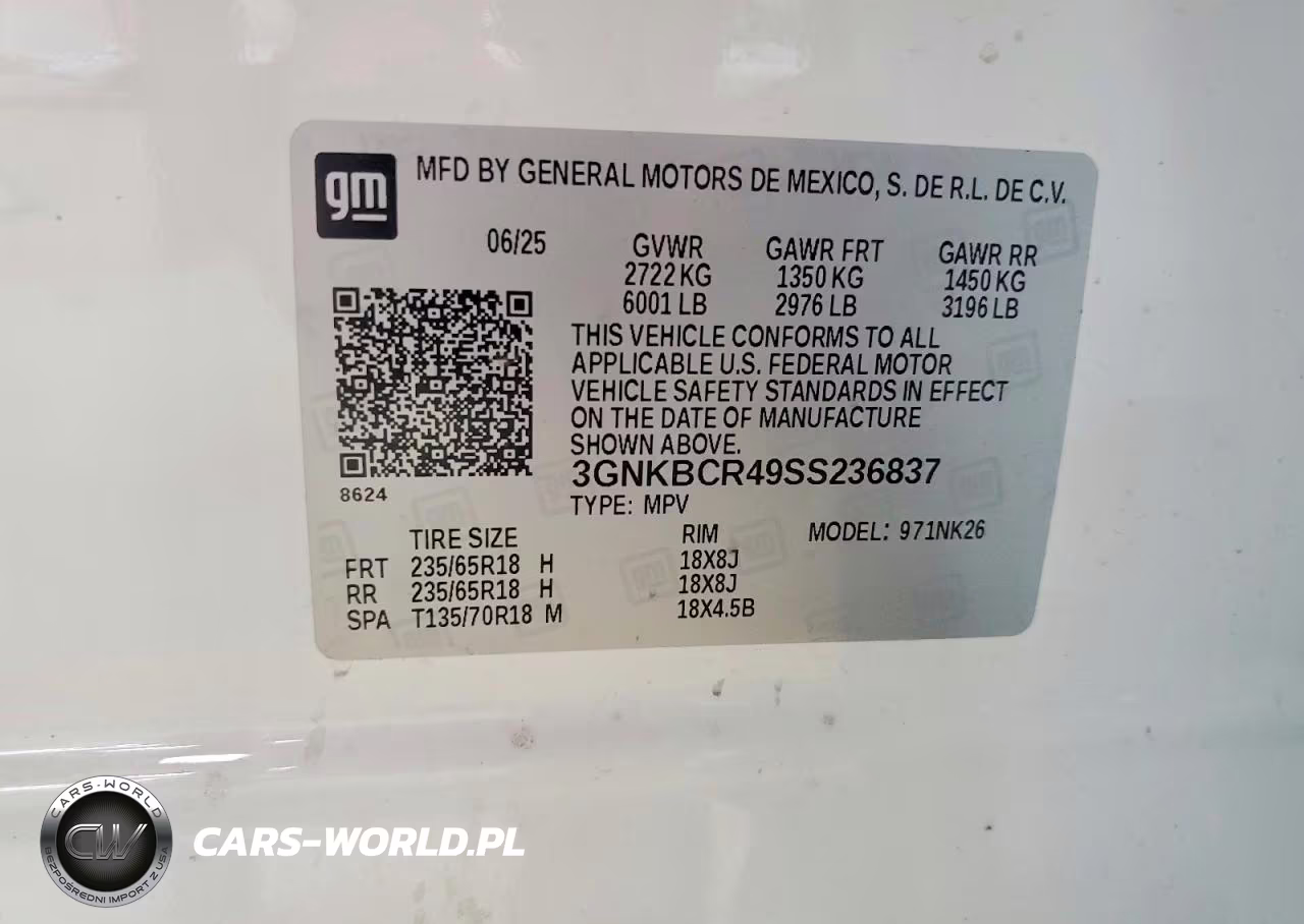2025 Chevrolet Blazer 2Lt VIN:3GNKBCR49SS236837 - 13