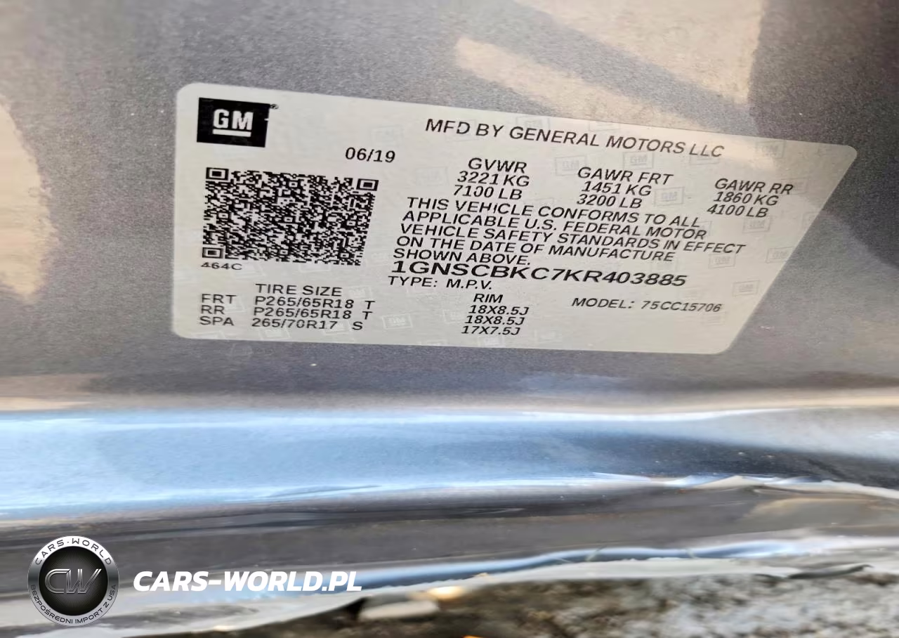 2019 Chevrolet Tahoe C1500 Lt VIN:1GNSCBKC7KR403885 - 13