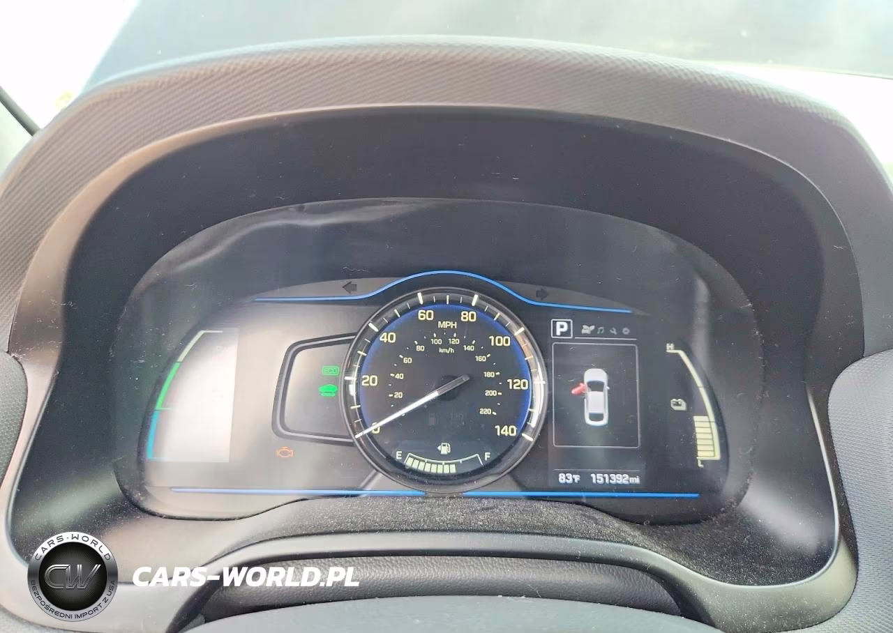 2019 Hyundai Ioniq Blue VIN:KMHC65LC8KU171259 - 9