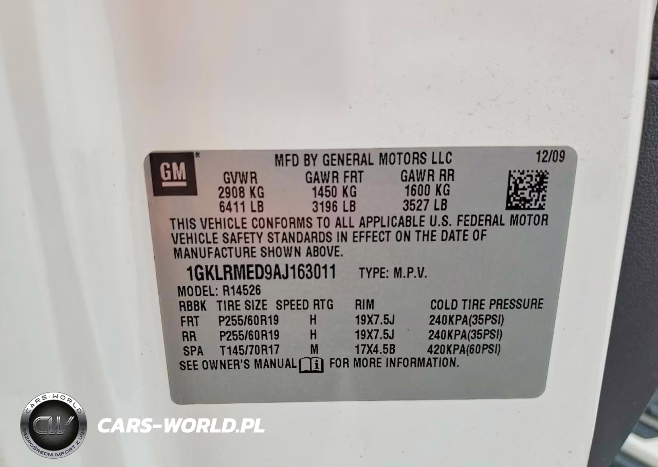 2010 GMC Acadia Slt-1 VIN:1GKLRMED9AJ163011 - 13