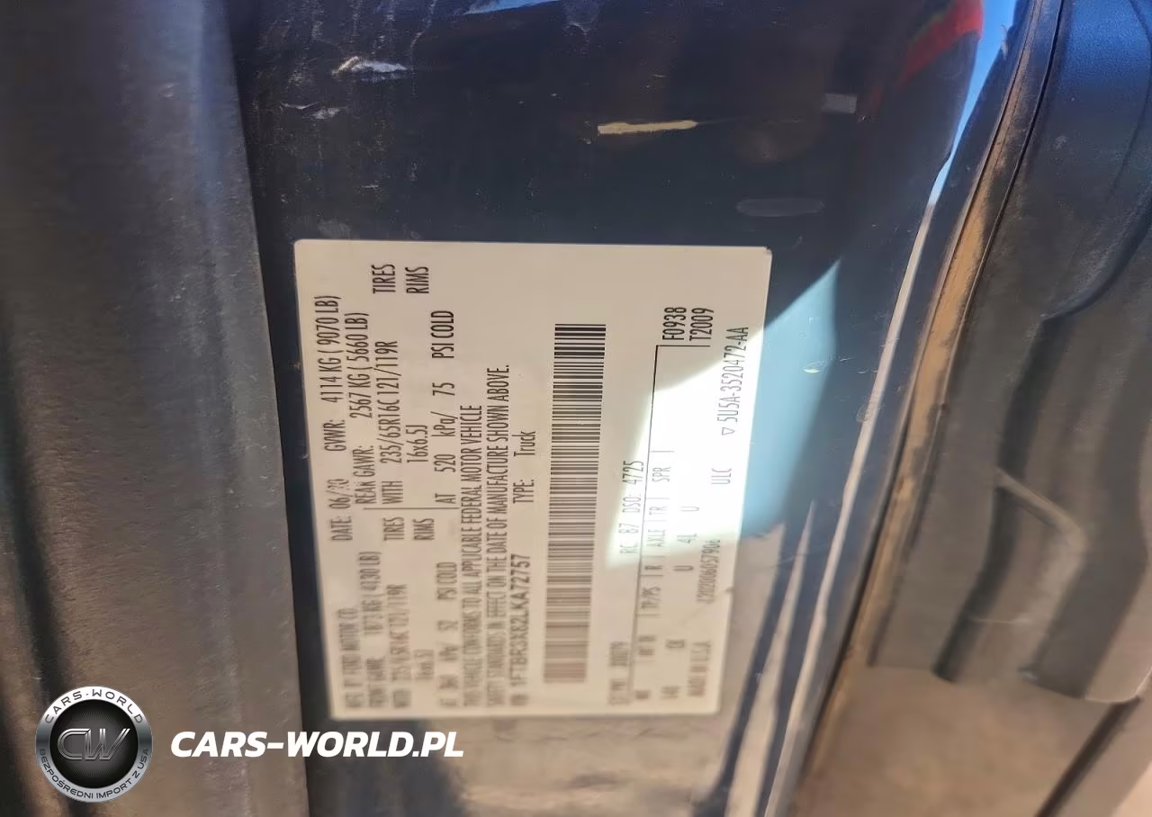 2020 Ford Transit 250 Delivery Van VIN:1FTBR3X82LKA72757 - 13
