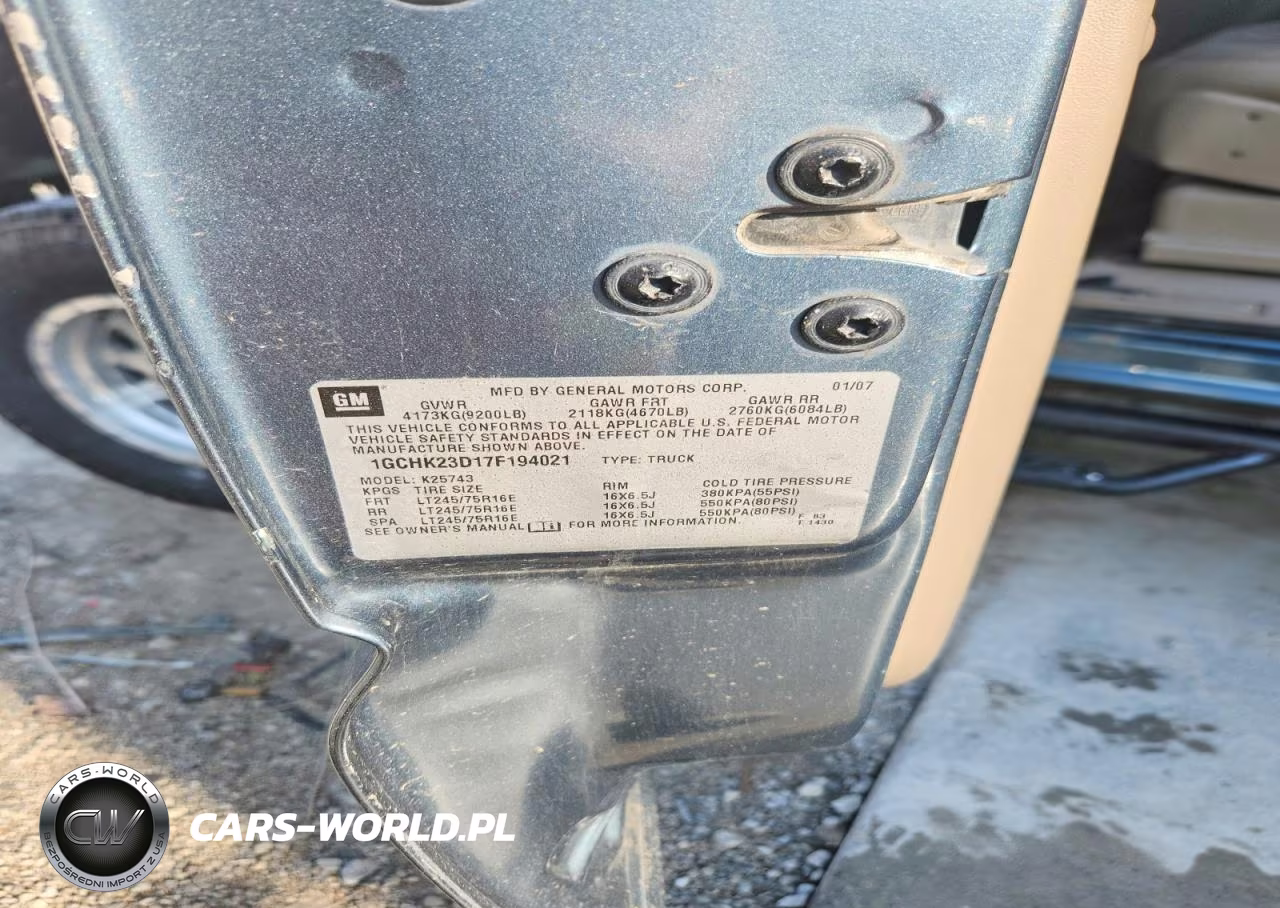 2007 Chevrolet Silverado K2500 Heavy Duty VIN:1GCHK23D17F194021 - 12