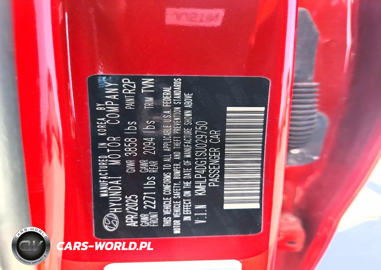 2025 Hyundai Elantra Limited VIN:KMHLP4DG1SU029750 - 12