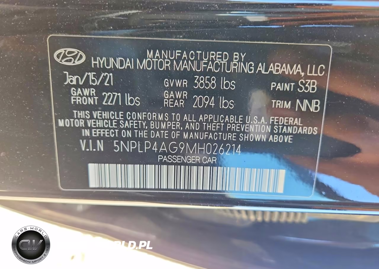 2021 Hyundai Elantra Limited VIN:5NPLP4AG9MH026214 - 13