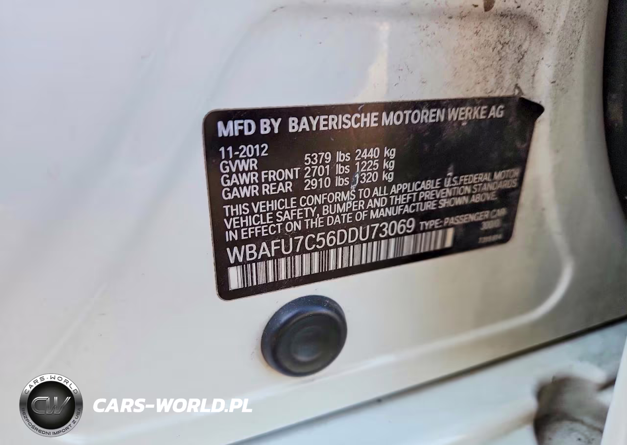 2013 BMW 535 Xi VIN:WBAFU7C56DDU73069 - 13