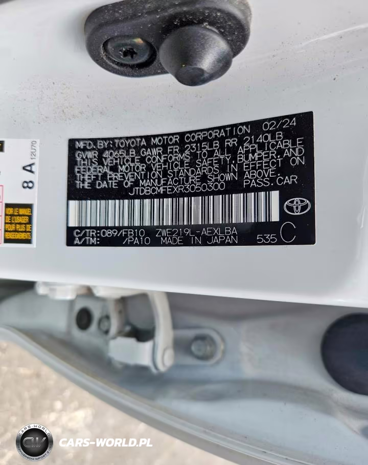 2024 Toyota Corolla Hybrid Le VIN:JTDBCMFEXR3050300 - 12