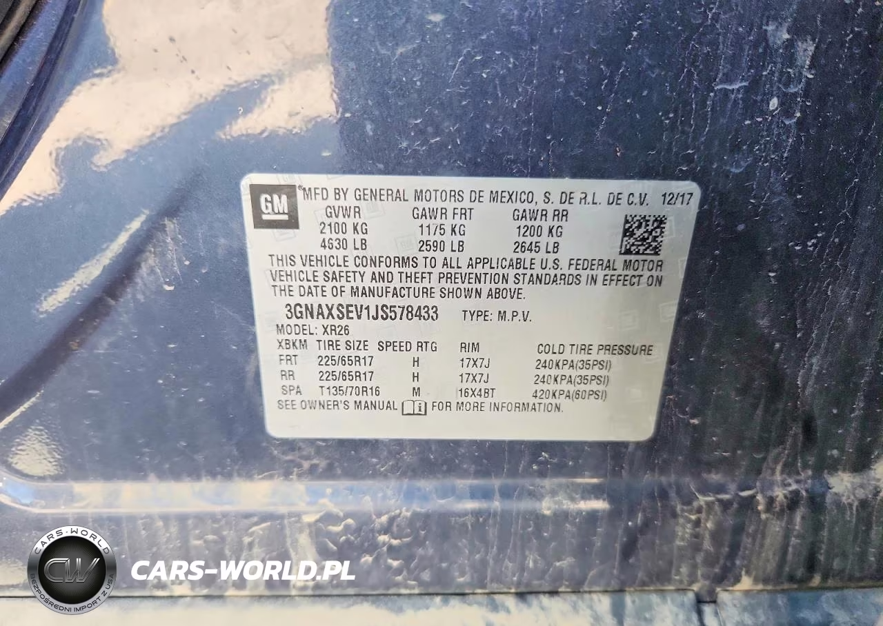 2018 Chevrolet Equinox Lt VIN:3GNAXSEV1JS578433 - 13