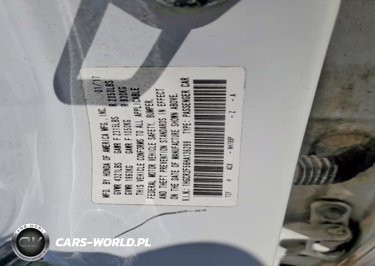 2017 Honda Accord Sport VIN:1HGCR2F56HA136299 - 12