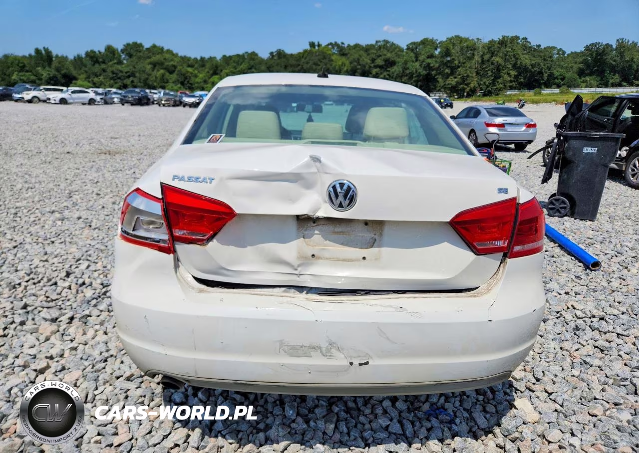 2013 Volkswagen Passat Se VIN:1VWBP7A34DC082287 - 6