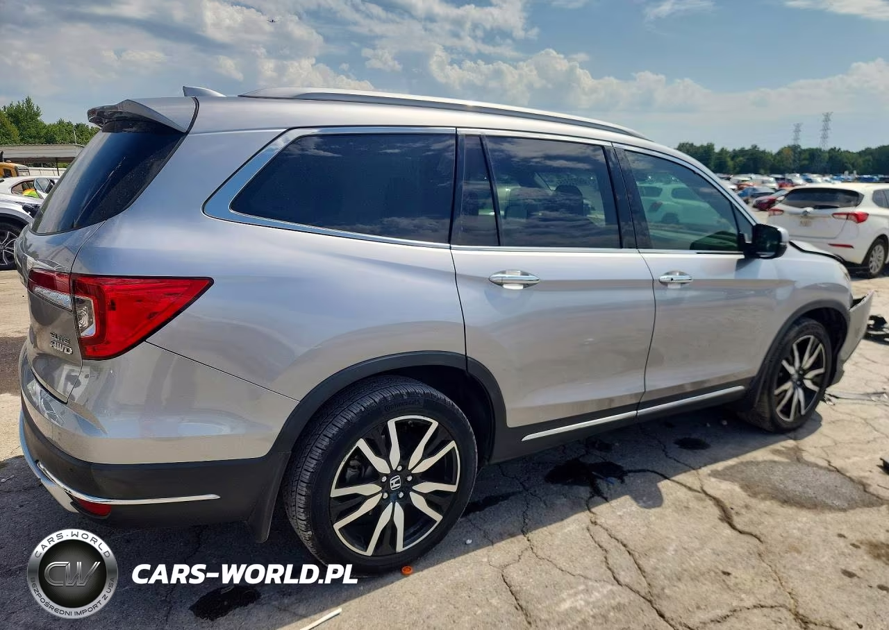 2021 Honda Pilot Elite VIN:5FNYF6H06MB065161 - 3