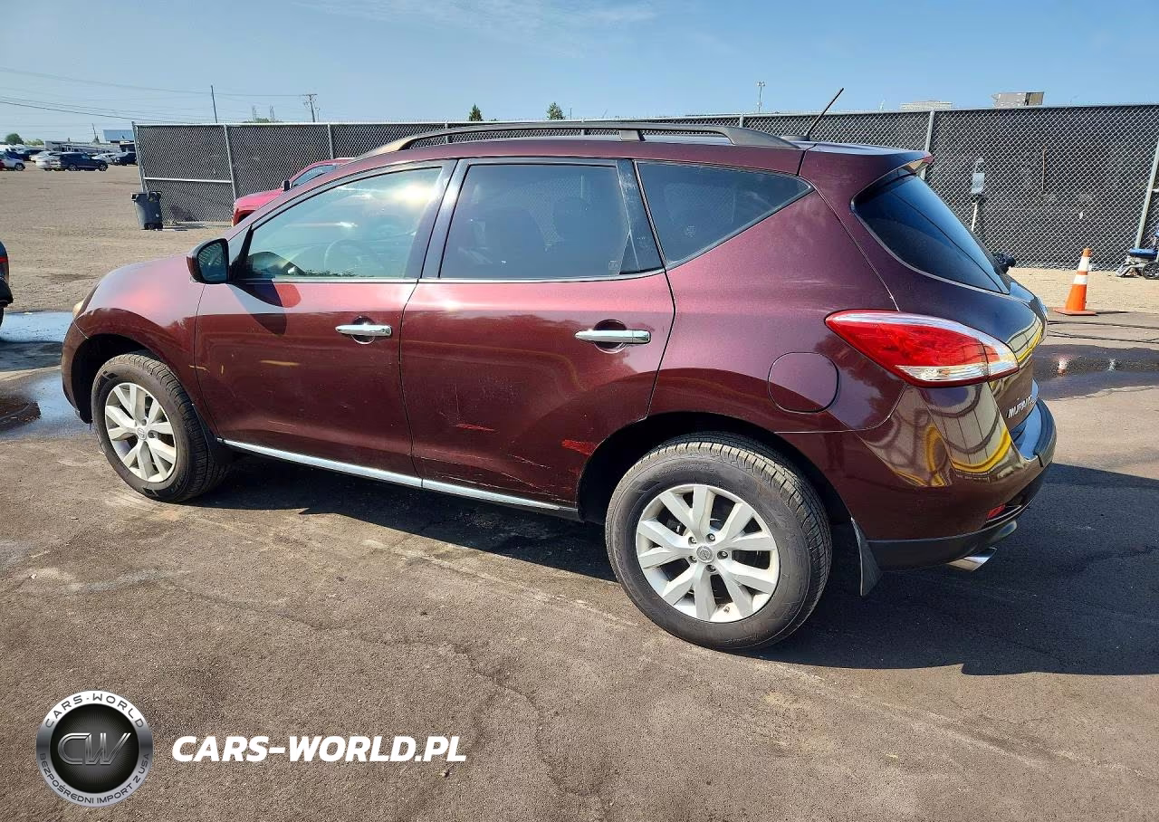 2014 Nissan Murano Sv VIN:JN8AZ1MW6EW512627 - 2