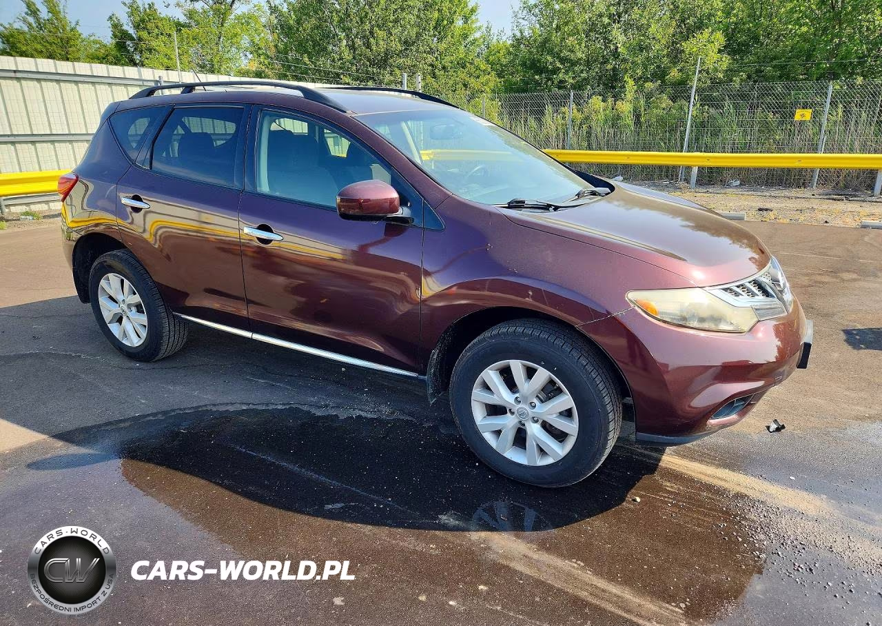 2014 Nissan Murano Sv VIN:JN8AZ1MW6EW512627 - 4