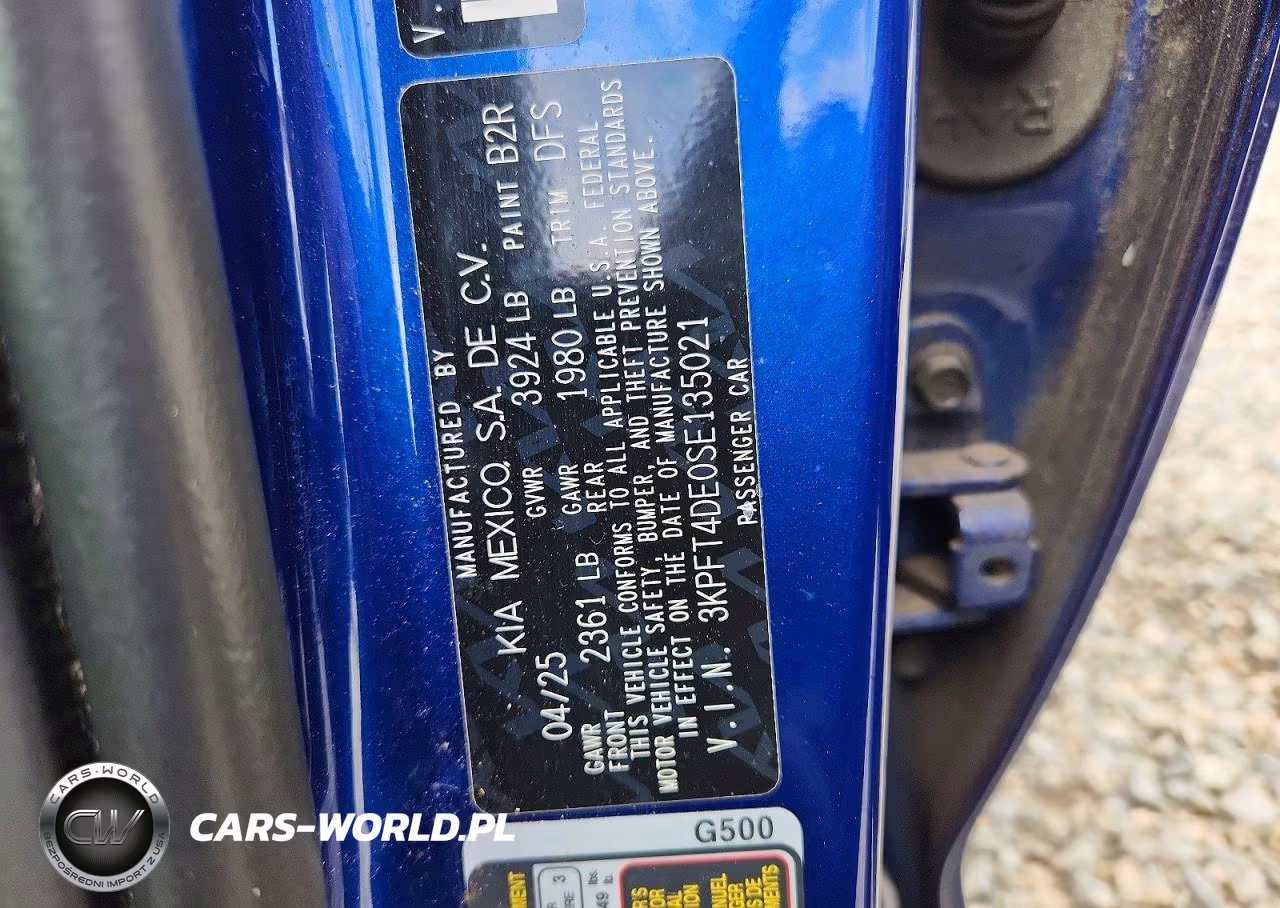 2025 Kia K4 Lxs VIN:3KPFT4DE0SE135021 - 12