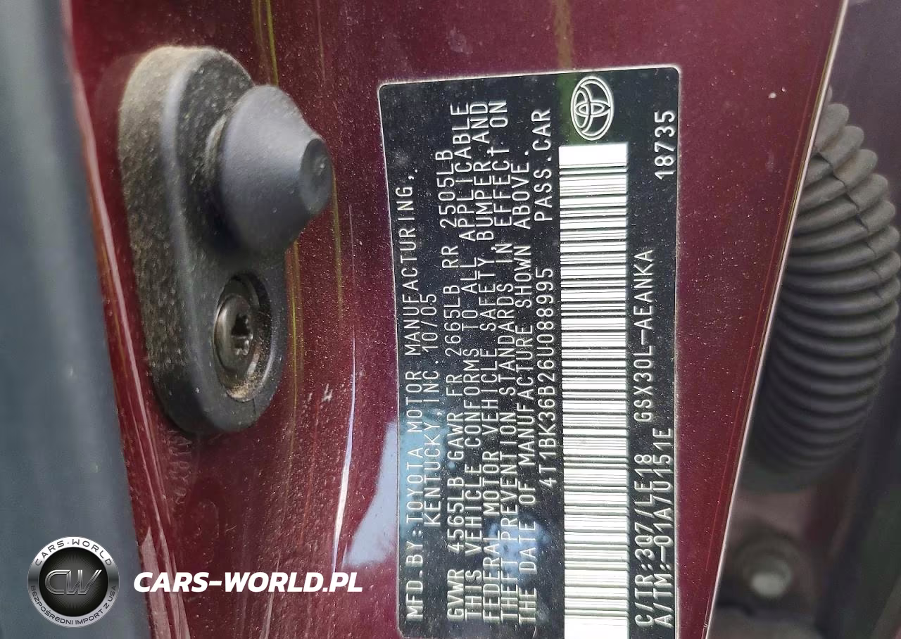 2006 Toyota Avalon Touring VIN:4T1BK36B26U088995 - 12