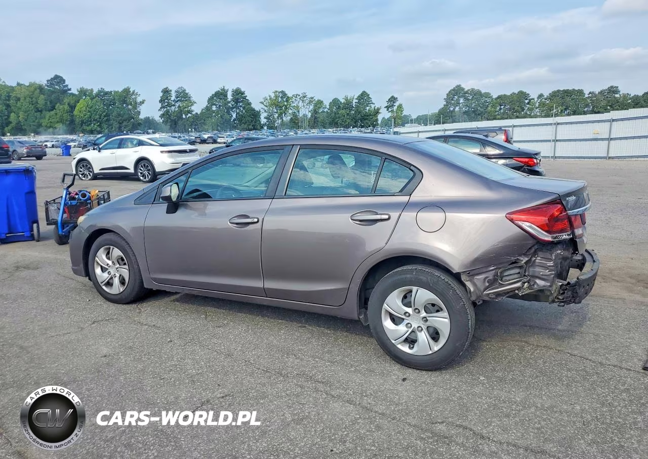 2013 Honda Civic Lx VIN:19XFB2F50DE295603 - 2