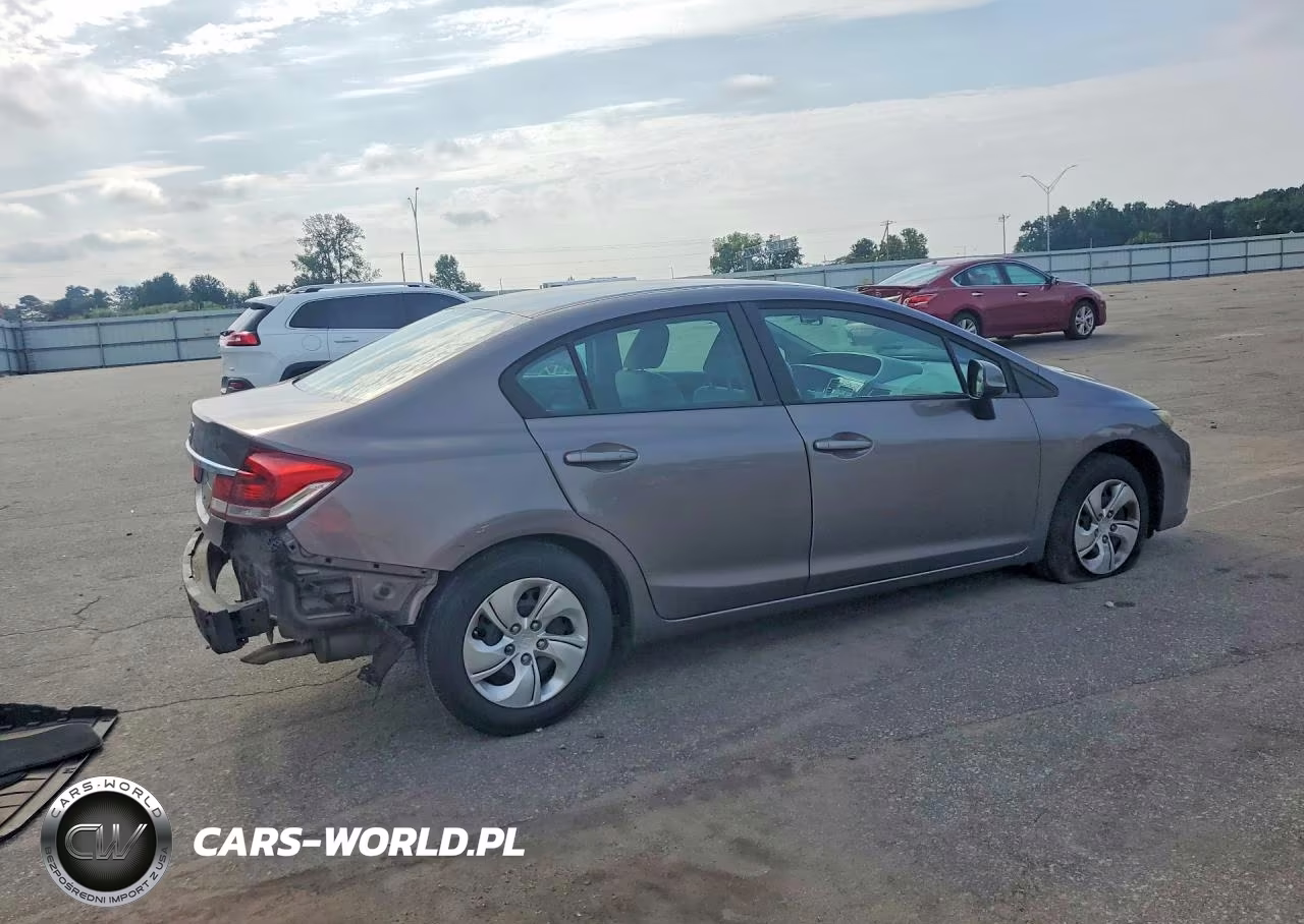 2013 Honda Civic Lx VIN:19XFB2F50DE295603 - 3
