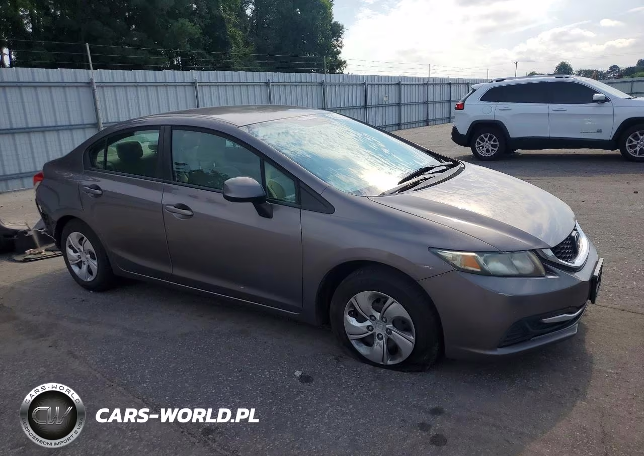 2013 Honda Civic Lx VIN:19XFB2F50DE295603 - 4
