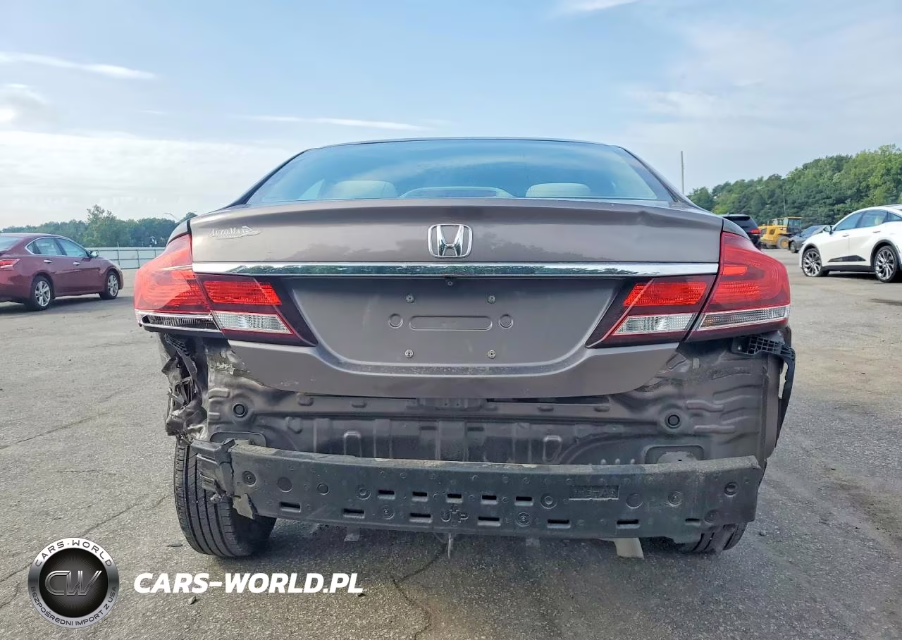 2013 Honda Civic Lx VIN:19XFB2F50DE295603 - 6