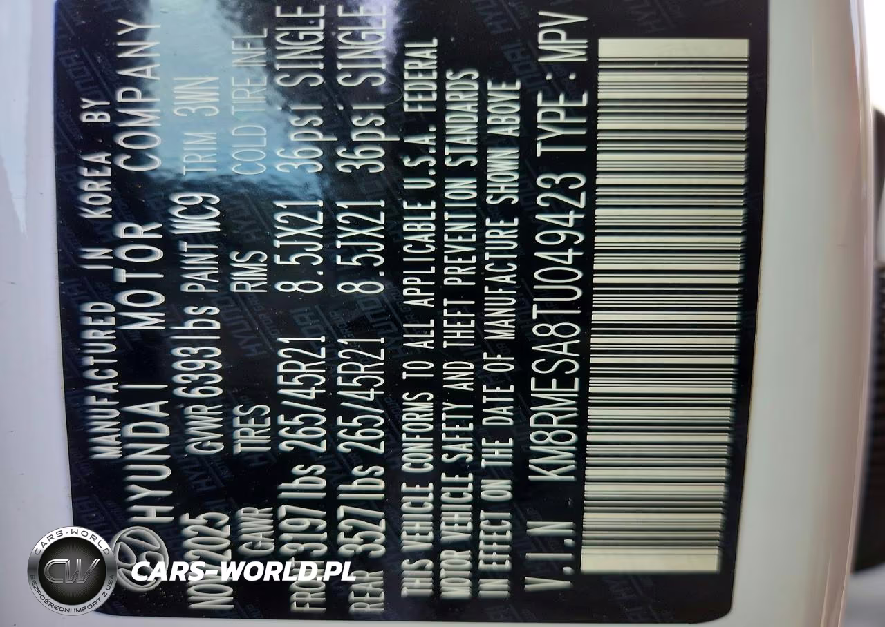 2026 Hyundai Palisade Calligraphy VIN:KM8RMESA8TU049423 - 13