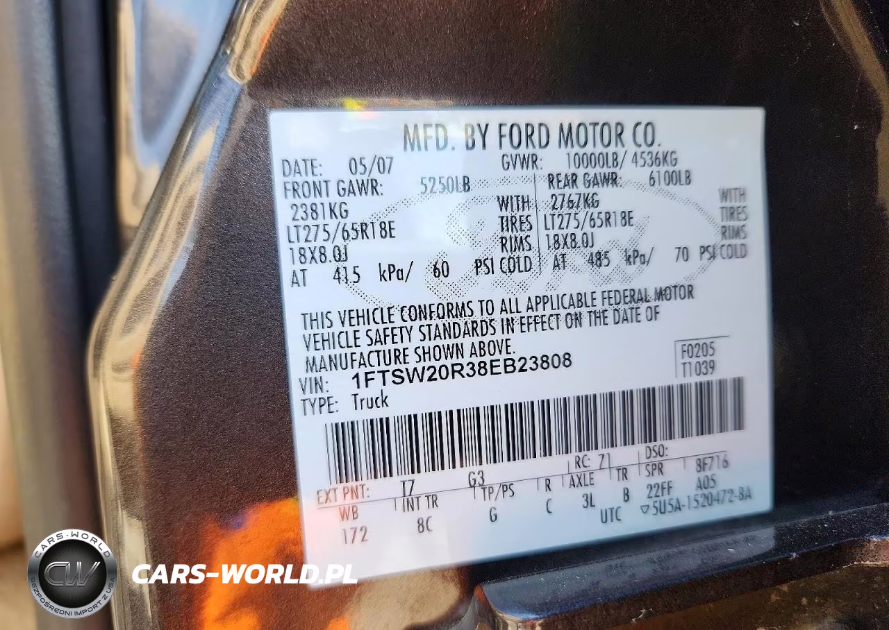 2008 Ford F-250 King Ranch-Lariat-Xl-Xlt VIN:1FTSW20R38EB23808 - 13