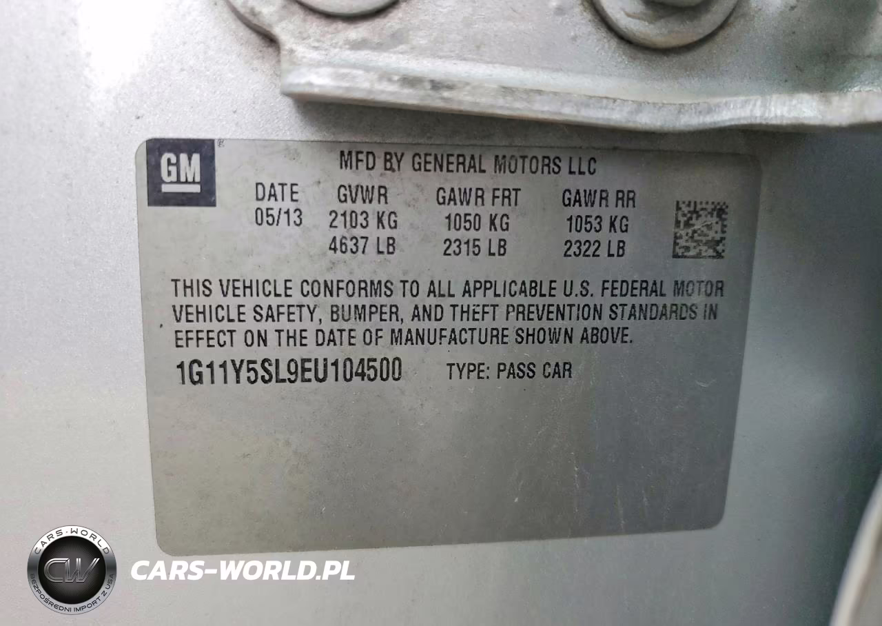 2014 Chevrolet Impala Ls VIN:1G11Y5SL9EU104500 - 12
