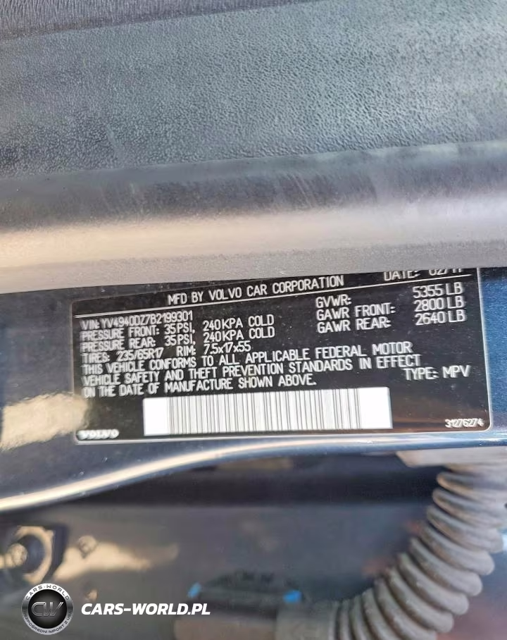 2011 Volvo Xc60 3.2 VIN:YV4940DZ7B2199301 - 13