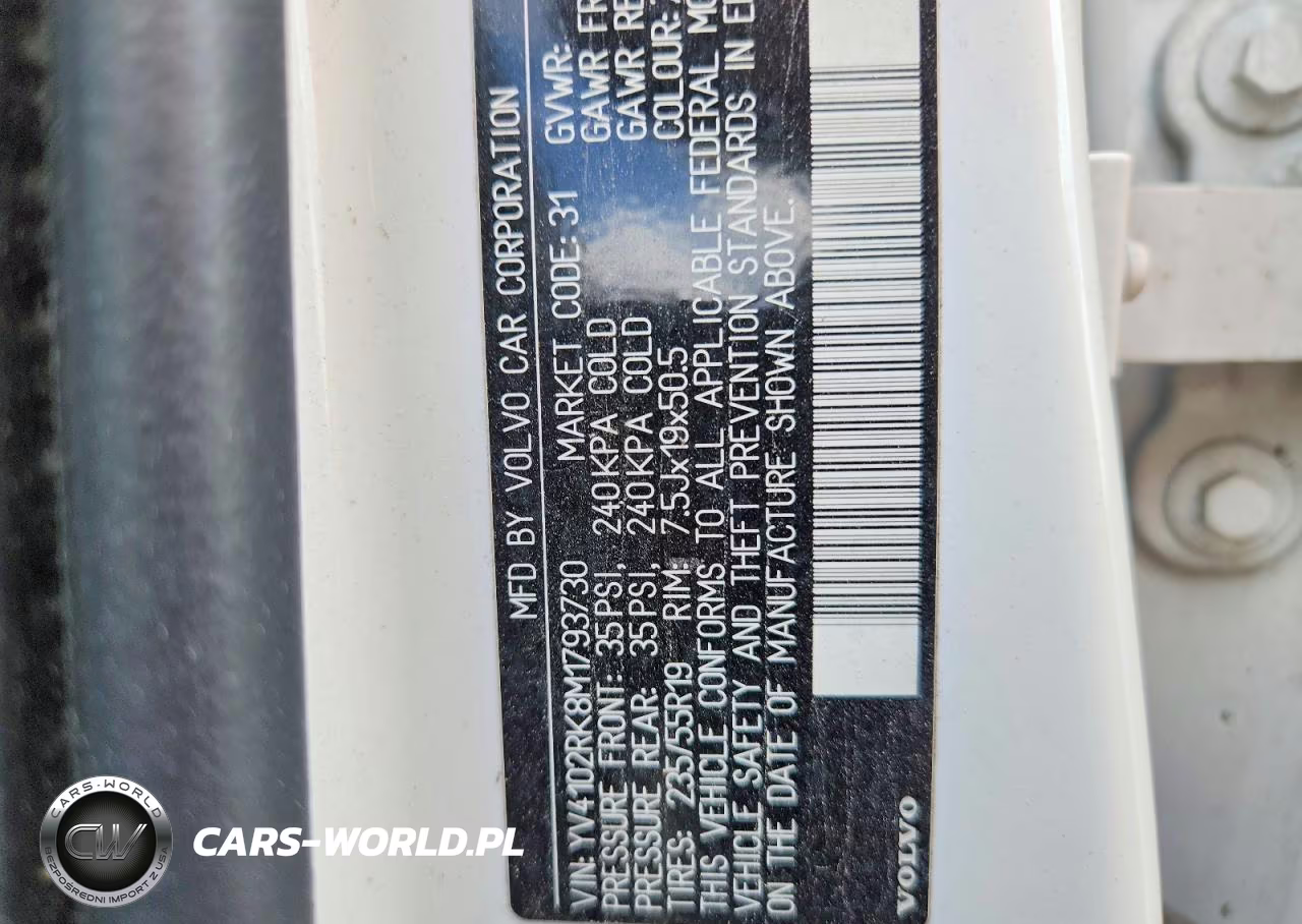 2021 Volvo Xc60 T5 Momentum VIN:YV4102RK8M1793730 - 13