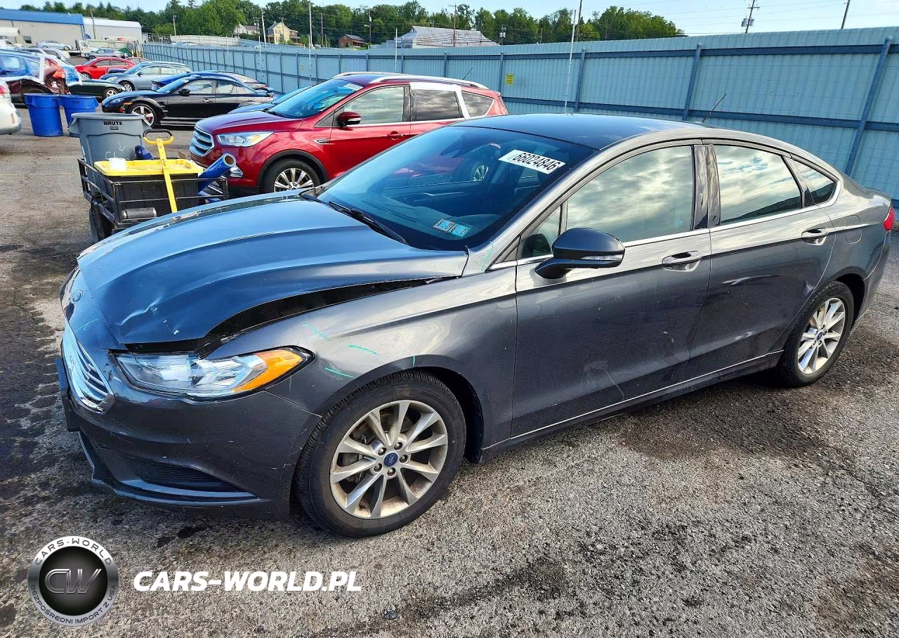 2017 Ford Fusion Se VIN:3FA6P0H71HR369846 - 1