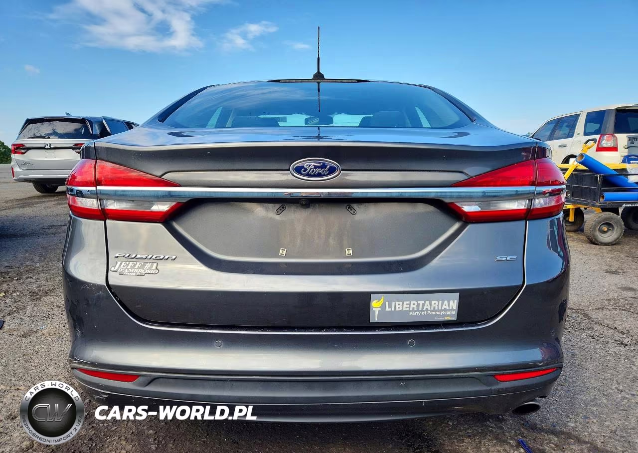 2017 Ford Fusion Se VIN:3FA6P0H71HR369846 - 6