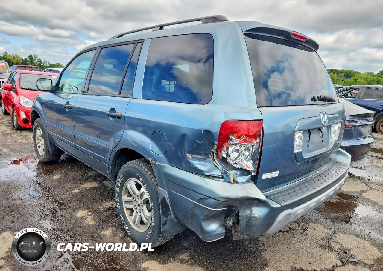 2005 Honda Pilot Exl VIN:2HKYF18655H545010 - 2